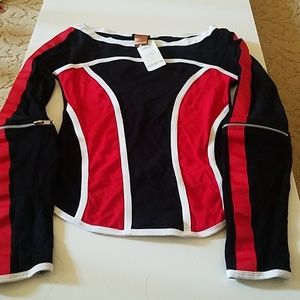 Arden B color block top